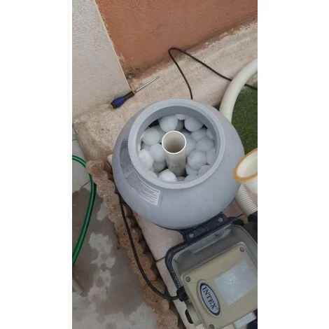 EDG BY AQUALUX INTERNATIONAL Balles Filtrantes - Spéciales Filtration - Pour Filtre Piscine – 700G – Equivalent 25KG Sable - Blanc – Image 2