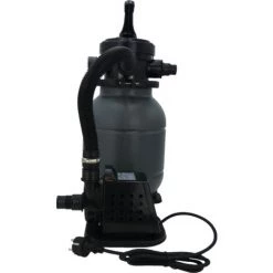 EDG Groupe Filtration Piscine - Maxi 15m3 - Fourni Avec Balles Filtrantes - Connexion Tubes 32/38 - Equipé De Vanne Multivoies / Manomètre -Kit Filtration Piscine Hors Sol - Summer Fun Best Clean Pro - Blanc