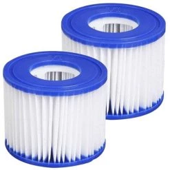 CHANCEY 58323 Lay-Z-Spa Cartouche Filtrante Taille VI (2 Filters) Blanc Et Bleu,SEMAket