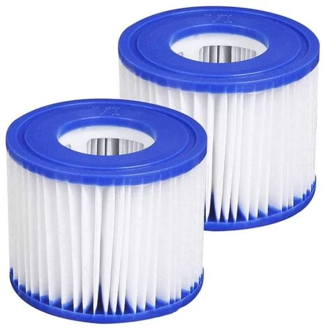 CHANCEY 58323 Lay-Z-Spa Cartouche Filtrante Taille VI (2 Filters) Blanc Et Bleu,SEMAket