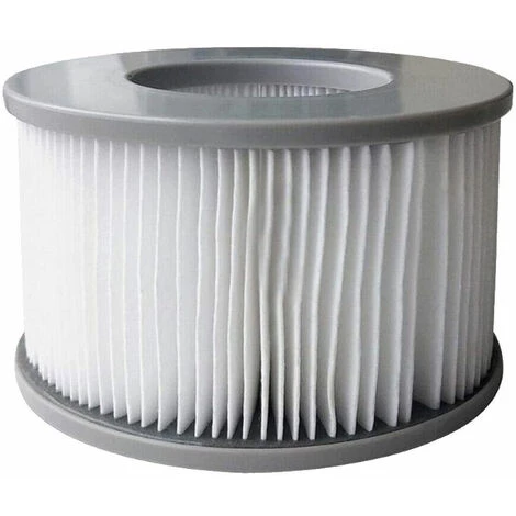 DENUOTOP Pompe Et Filtre De Spa 2 Cartouches Filtrantes De Remplacement Pour Spa Gonflable MSPA + 2 Filets De Protection – Image 3