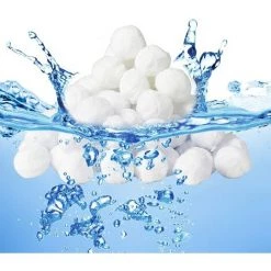ABCRITAL Balles Filtrantes, 700G Boules De Filtre De Piscine, Peut Remplacer 25 Kg Sable Filtrant Sable De Quartz, Convient À Divers Systèmes De Filtration Boules De Filtre De Piscine