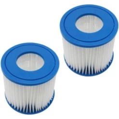 ABCRITAL Cartouche De Filtre De Piscine Compatible Avec Bestway 58381 La Pompe De Filtration, Pour Lay-Z-Spa Miami Vegas Palm Springs Paris Hot Tub Filters, Pack Of 2 Repalcement Filter Pour Flowclear