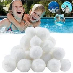 TANABATA Boules De Filtre De Piscine, 500g Balles Filtrantes, Boule Filtre Piscine, Filtre Balls Balles De Filtration Au Lieu De 18 Kg De Sable Filtrant, Pour Piscines, Filtres à Sable, Filtration D'eau