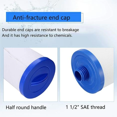 MACARON Spa Cartouche De Filtre , Jacuzzi Remplacement Filtre, Spa Entreprise Jacuzzi Élément Filtrant De Piscine Baignoire SPA Grande Piscine Avec élément Filtrant Monocylindre En Tissu Non Tissé épaissi LO-Ron – Image 3