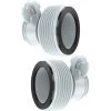 MACARON Lot De 2 Adaptateurs Type B Adaptateur De Conversion De Tuyau De 1,25 "à 1,5" Pour Pompe De Filtration INTEX LO-Ron