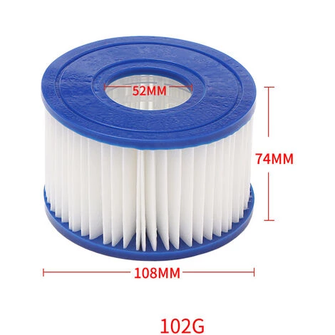 DONTODENT Lot De 2 Cartouches Filtrantes De Rechange Pour Spa Hot Tub/Spa - Pour Spa-Intex S1 - Filtre For Mspa,Pour Spa Pool Filtre Kit D'entretien – Image 2