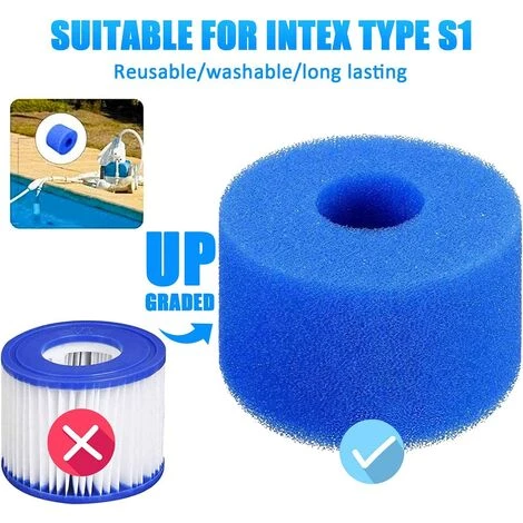 TANABATA Éponge Filtrante, Éponge Filtrante Type A, 3 Pièce Éponge De Filtre Pour Aquarium, Mousse Pour Filtre Piscine 108 * 40 * 73mm, Filtre Piscine Lavable Reutilisable, Filtre Spa Reutilisable – Image 3