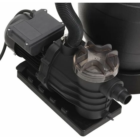 VidaXL Filtre à Sable De Piscine Avec Vanne 6 Voies Noir – Image 5