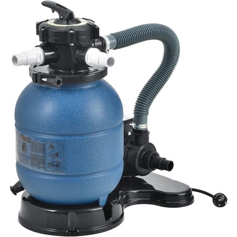 NOVA Pompe à Filtre De Sable Pour Piscines à 12-20 M³ 20 Kg 5 Valve De Positions Bleues – Image 5