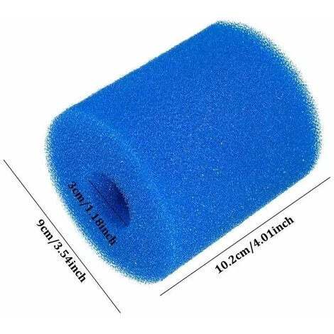 DONTODENT Filtre Éponge, Éponge De Cartouche Filtrante, éponge De Filtre De Piscine, Cartouche De Remplacement Lavable Réutilisable - 2pcs 10.2cm – Image 2