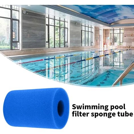 HIASDFLS 6Pcs Filtre Éponge, Éponge De Cartouche Filtrante, Éponge De Filtre De Piscine, Cartouche De Remplacement Lavable Réutilisable, Filtre D'Éponge De Filtre De Bain À Remous-20*10*4Cm – Image 3