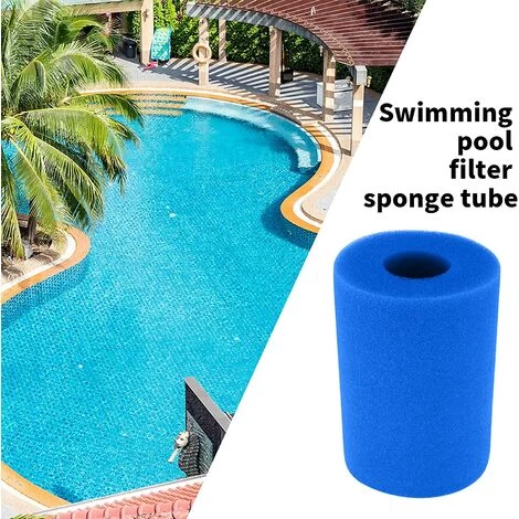 HIASDFLS 6Pcs Filtre Éponge, Éponge De Cartouche Filtrante, Éponge De Filtre De Piscine, Cartouche De Remplacement Lavable Réutilisable, Filtre D'Éponge De Filtre De Bain À Remous-20*10*4Cm – Image 4