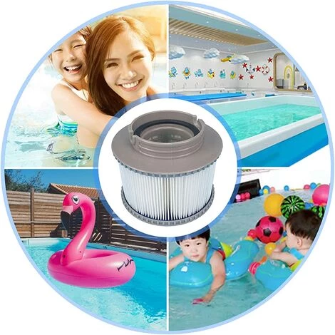 HIASDFLS Cartouches De Filtres De Piscine Pour Filtre Spa, Pompe À Cartouche Filtrante Pour Mspa Fd2089 Remplacement Des Filtres Pour Piscine, Traitement Hot Sub Et Spas-2 Pièces – Image 3