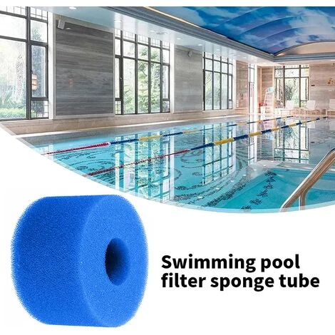 GDRHVFD Filtre Éponge, Éponge De Cartouche Filtrante, Éponge De Filtre De Piscine, Cartouche De Remplacement Lavable Réutilisable, Filtre D'Éponge De Filtre De Bain À Remous -1Pcs-Blue-108*40*73Mm – Image 3
