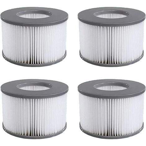 GDRHVFD Filtres De Rechange Pour Filtres Mspa Whirlpool - Filtres Pour Spas Sous-marins Et Thermaux - 4 Pièces
