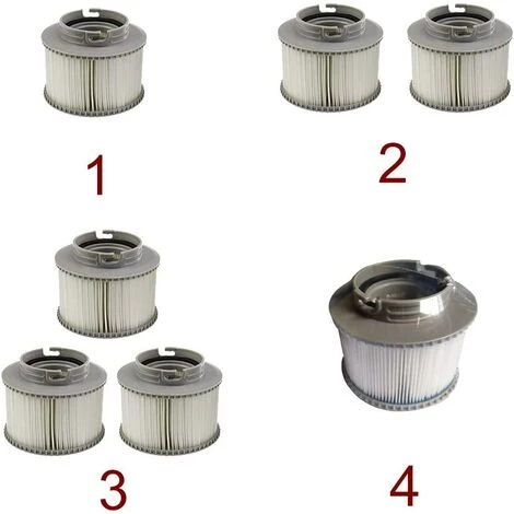 GDRHVFD 2Pcs Spa Filter Cartouches Pour Mspa, Cartouches Filtrantes De Remplacement De Filtres De Piscine Pour Baignoire,Spa,Piscine, Vous Donnant De L'Eau Propre Et Fraîche – Image 2