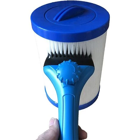 REGALI Nettoyeur De Cartouche Filtrante De Piscine, Filtre De Spa,brosse De Nettoyage,Débris,té,Solvant Pour Cheveux,résistant,Peigne De Filtrage Efficace,Outil De Nettoyage Portatif,Outil De Nettoyage â Image 2
