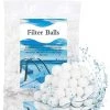 FVBJD 1000g Boules De Filtre De Piscine Balles Filtrantes Balles De Filtration Filtre Balls Réutilisables Peut Remplacer 32 Kg Sable Filtrant Sable De Quartz,Convient à Divers Systèmes De Filtration