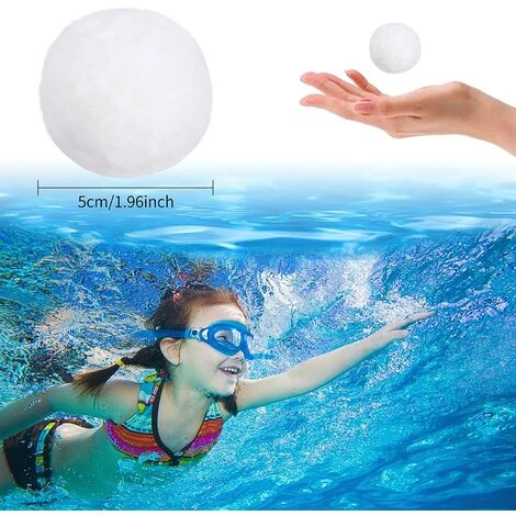 FVBJD 1000g Boules De Filtre De Piscine Balles Filtrantes Balles De Filtration Filtre Balls Réutilisables Peut Remplacer 32 Kg Sable Filtrant Sable De Quartz,Convient à Divers Systèmes De Filtration – Image 4