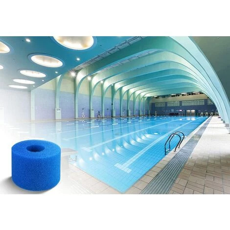 DECKON Éponge Filtrante Type A, Lot De 4 Filtres De Piscine, Filtre Éponge Cartouche, Mousse Pour Filtre Piscine, Réutilisables Et Lavables, Pour Spa, Piscine – Image 5