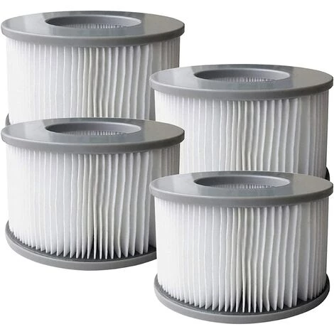 EINEMGELD Lot De 4 Cartouches Filtrantes De Rechange Pour Piscine Gonflable Mspa, Jacuzzi