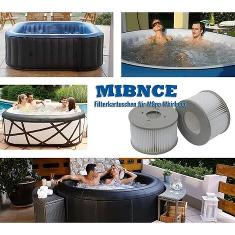EINEMGELD Lot De 8 Cartouches Filtrantes De Rechange Pour Piscine Gonflable Mspa, Jacuzzi – Image 5