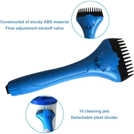 CATHERINE Nettoyeur De Cartouche Filtrante De Piscine, Filtre De Spa,brosse De Nettoyage,Débris,té,Solvant â Image 4