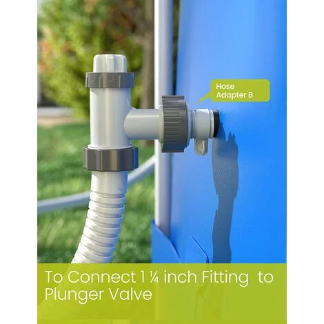 CATHERINE 1PC Adaptateur De Conversion De Tuyau De 1,25 "à 1,5" Pour Pompe De Filtration INTEX – Image 4