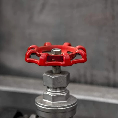 GALOZZOIT Volant De Vanne Poignée De Vanne En Fer Rouge Vanne à Boisseau Sphérique Vanne D'arrêt Robinet De Conduite D'eau Vanne Partie Supérieure Poignée 6x6mm 3 Pièces – Image 4