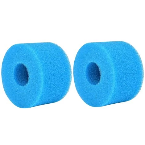 IRISFR Lilaris 2, Pièces Éponge Filtrante Type S1, Cartouche De Filtre En Mousse, Mousse Pour Filtre Piscine, Réutilisables Et Lavables, Filtre En Mousse Pour Spa, Piscine, Jacuzz,bleu