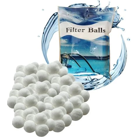 PERLE RARE Filtre Balle 200g Piscine Filtre Balle Piscine Filtre Balle Remplacement Piscine Filtre à Sable Pour Piscine Filtre Pompe Aquarium Filtre à Sable De Nettoyage