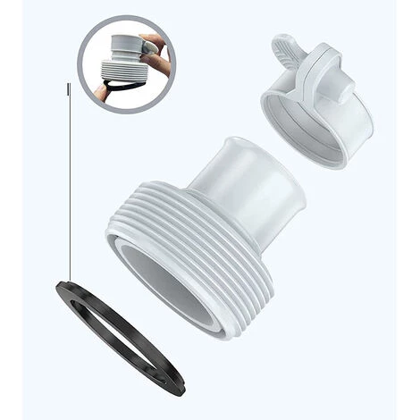 Kit D'accessoires Pompe Filtre Piscine Kit De Pièces De Filtre De Piscine Ensemble De Pièces De Rechange Et D'accessoires De Piscine Adaptateur De Tuyau Yoouyida – Image 3