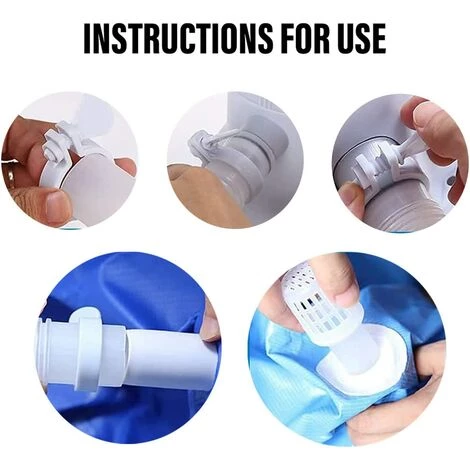 MONLY Pompe De Filtration De Piscine, Piscine D'été 300 Gallons Filtre De Piscine Hors Sol, Pompe De Circulation électrique 220 V – Image 4