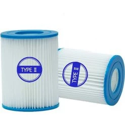 JOORRT Lot De 2 Cartouches Filtrantes Piscine Pour Bestway II, Taille 2, Filtre Pour Piscine Type 2