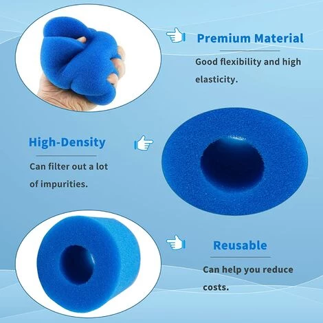 JOORRT Éponge Filtrante Type A, Filtre Éponge Cartouche Réutilisables Et Lavables – Image 3