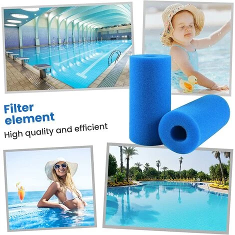 ZOLGINAH 2 Pièces Filtre En Mousse Pour Spa, Filtre A, Éponge Filtrante Type A,Filtre En Mousse,Cartouche De Filtre En Mousse Réutilisables Et Lavables,Mousse Pour Piscine,Spa,Jacuzzi – Image 5