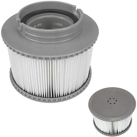 Lot De 2 Cartouches Filtrantes Pour Piscine, Accessoires De Filtre De Nettoyage De Piscine Gonflable De Rechange Pour Spa, Cartouche De Filtre Antimicrobienne Pour Spa Facile à Installer GrooFoo – Image 3