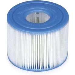 BENOBBY KIDS Type S1 PureSpa Easy Set Pool Spa Hot Tub Filter Replacement Cartridges (6 Filters), Blue And White 107*73mm 43mm