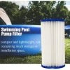 LIFCAUSAL Cartouche Filtrante Pour Pompe De Piscine, Peut être Nettoyée à Plusieurs Reprises, Type A/C