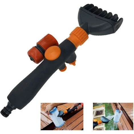 MOWZE Nettoyeur Pour Cartouche De Filtre Jet Cleaner Brosse Spa Piscine Nettoyage Débris Et De La Saleté Filtre Pour éliminer Les Débris Outil De Nettoyage (Black) Noir – Image 3