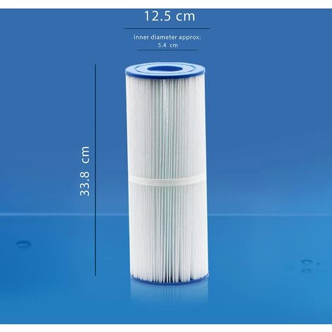 MOWZE Cartouche De Rechange Pour Pompe De Filtre PRB25-IN Convient Pour Pleatco PRB25-IN Darlly 42513 Europe SC704 Unicel C-4326 FC-2375 Magnum RD25 Spa - Eau Propre Et Salubre - 2 Pack 2 Pack – Image 4