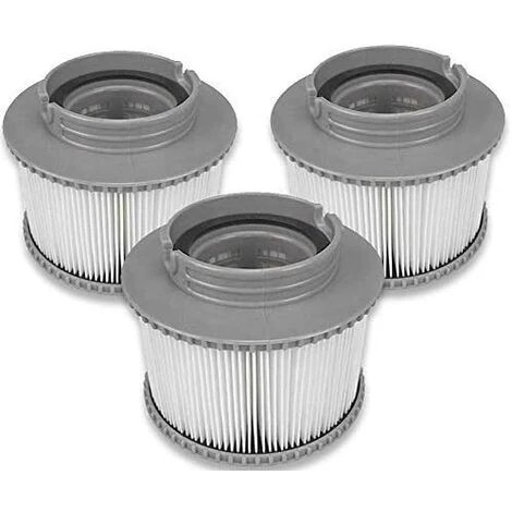 LYCXAMES Cartouches De Filtre De Piscine, Filtre Cartouches De Rechange De Filtre MSpa Pour Baignoire, Spa, Piscine (3pcs)