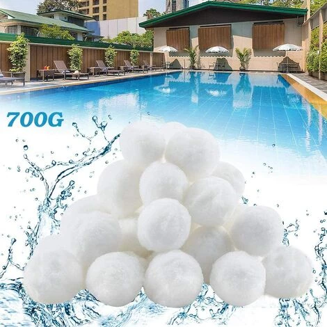 TINOR Filtre Balls 700 G Remplace 25 Kg De Sable Filtrant, Balles Filtrantes Pour Piscine, Pompe De Filtration, Filtre à Sable D'aquarium.(700g)