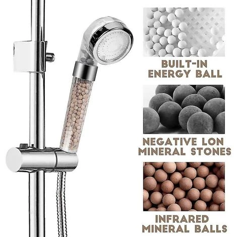 LTS FAFA Pommeau De Douche À Économie D'eau De Douche À Main Led Pommeau De Douche À 3 Couleurs Changeantes Avec Filtre - Grand – Image 3