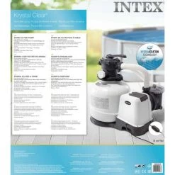 Intex 26648 Krystal Clear Zandfilter Pomp 8.000L/U - 8m3/h