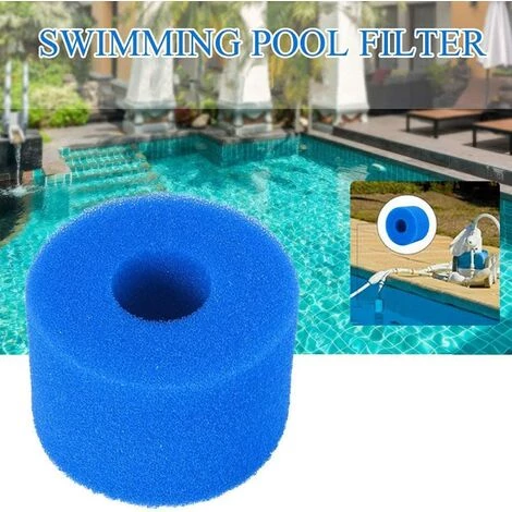 CARILLONSàVENT 8 Pièces Éponge Filtrante Type S1, Cartouche De Filtre En Mousse, Mousse Pour Filtre Piscine, Réutilisables Et Lavables, Filtre En Mousse Pour Spa, Piscine, Jacuzzi Carivent – Image 4