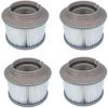 MSPA Cartouches De Rechange De Filtre Pour Tous Les Modèles Whirlpool Spas Swimming Piscine,Cartouches Filtrantes Avec Filet Pour MSpa Les Spas Bubble Spa (4 Pièces) 56Vingt