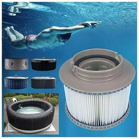 Cartouches De Filtre De Piscine, Filtre Cartouches De Rechange De Filtre MSpa Pour Baignoire, Spa, Piscine (1pcs) S'arêern – Image 5