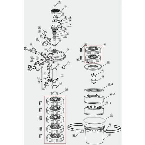 OSQI Pièce Détachée CPF-15000 Jeu D'éponges Filtrantes Pour Filtre De Bassin à Pression – Image 3